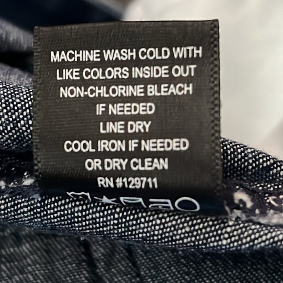 Jenni Kayne Wide Leg High Rise Vintage Blue Denim Trouser Jeans - Picture 9 of 9